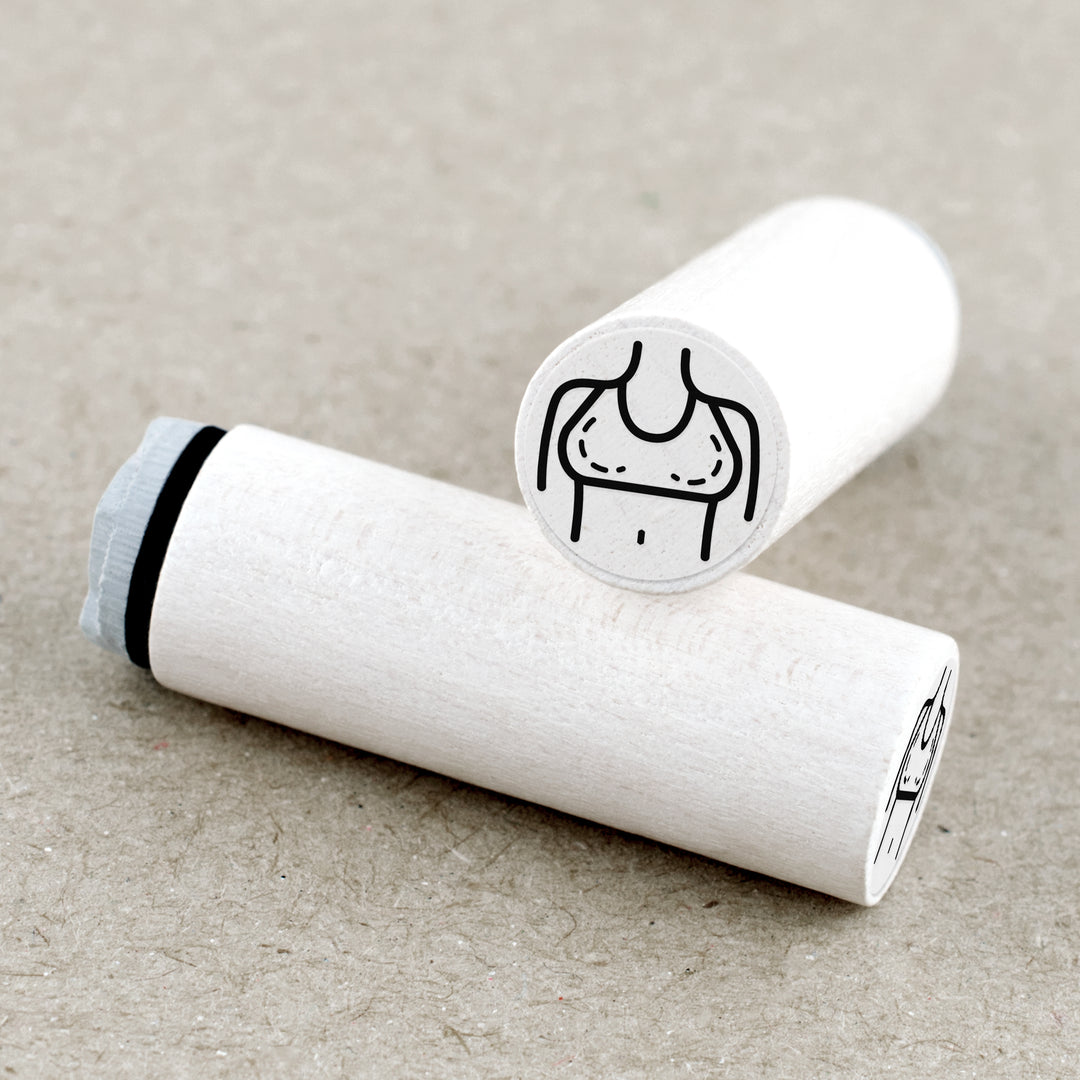 Mini Rubber Stamp Chest Workout