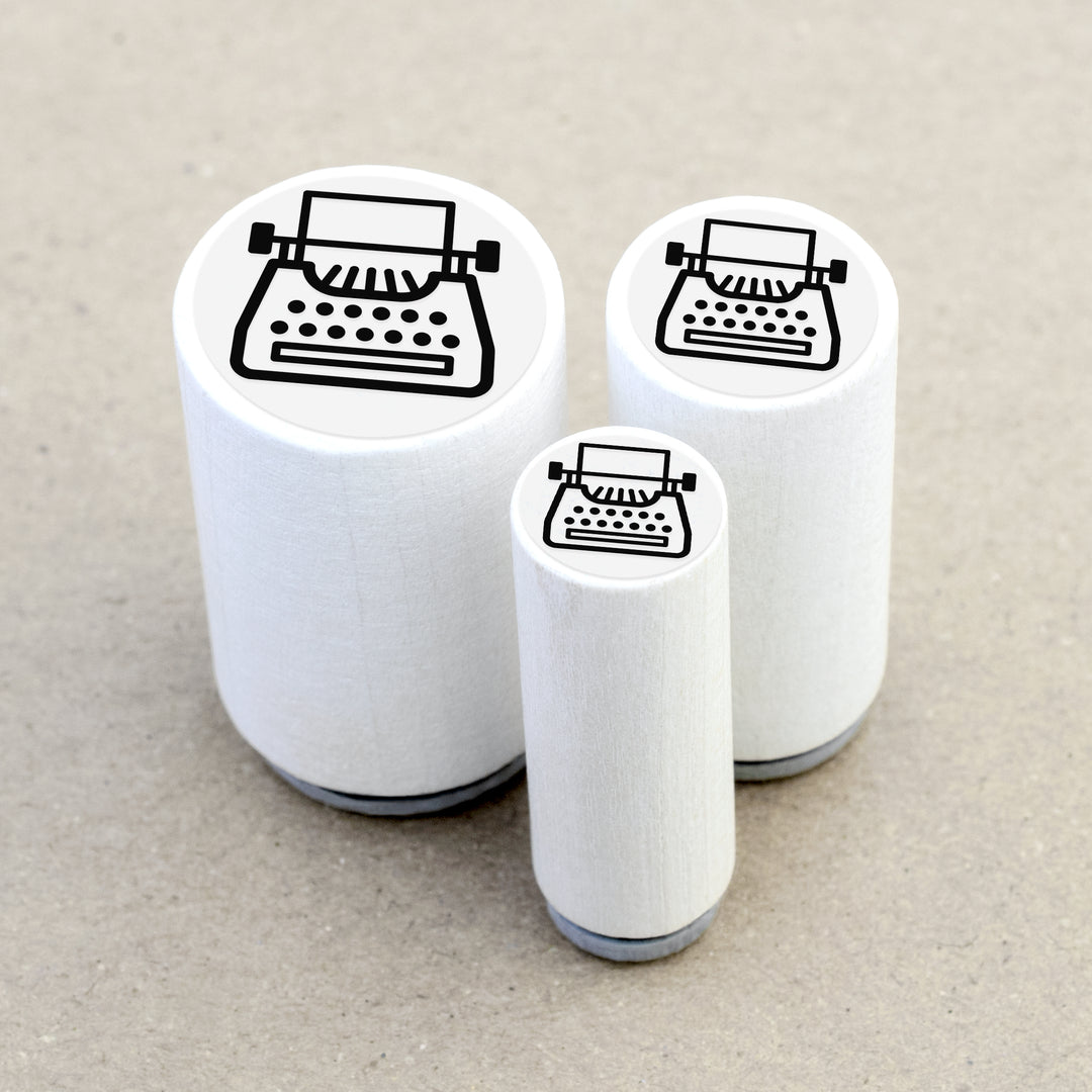 Ministempel Schreibmaschine