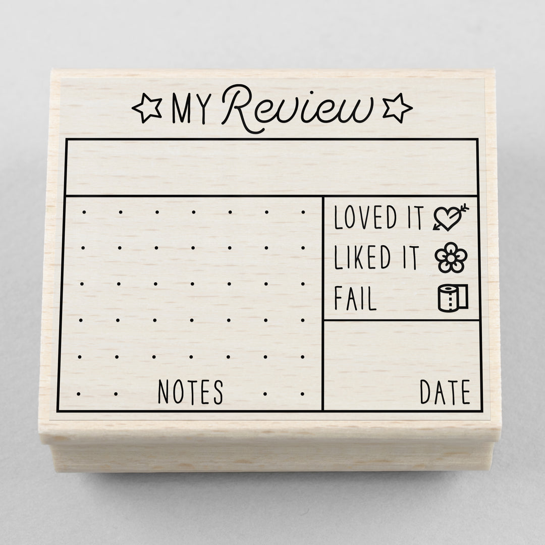 Stempel My Review 60 x 50 mm