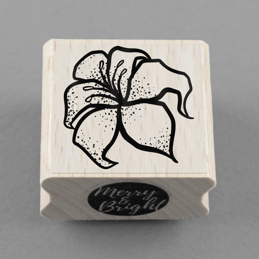 Stempel Beautiful Hibiscus 30 x 30 mm