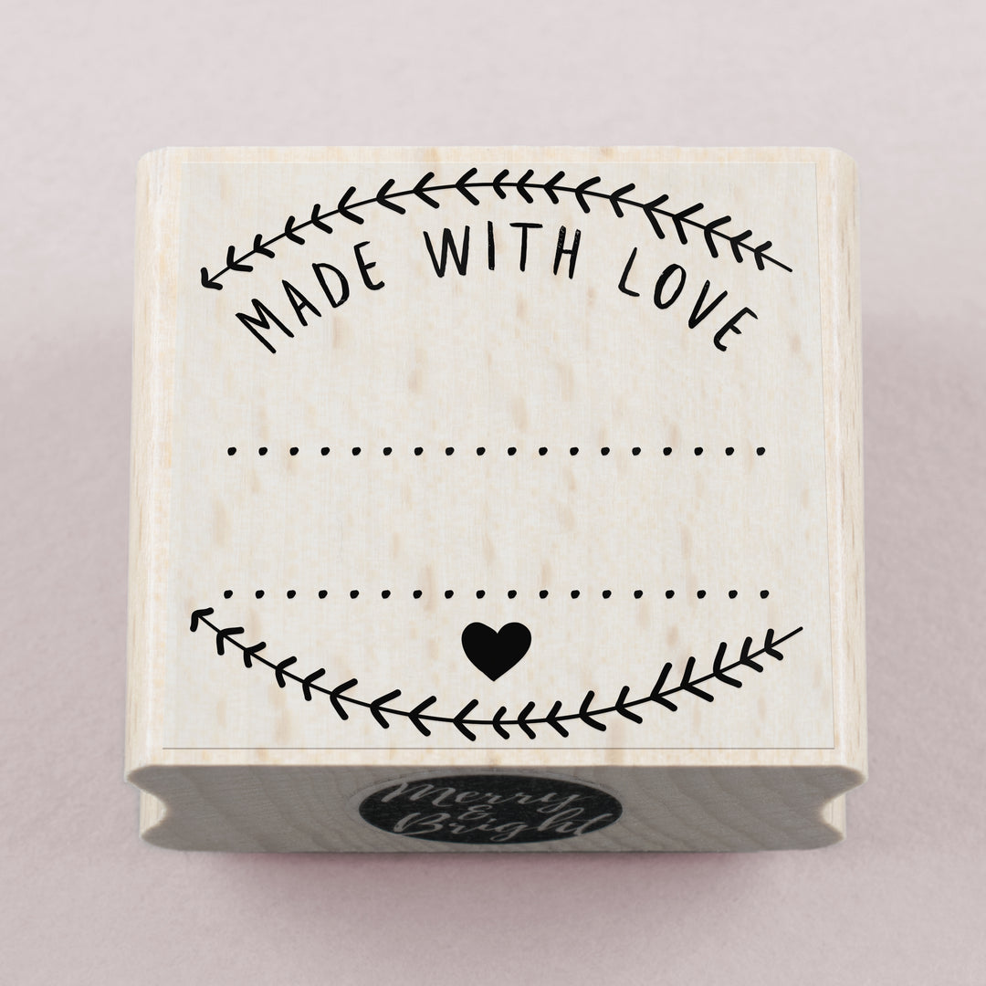 Stempel Made with Love 40 x 40 mm