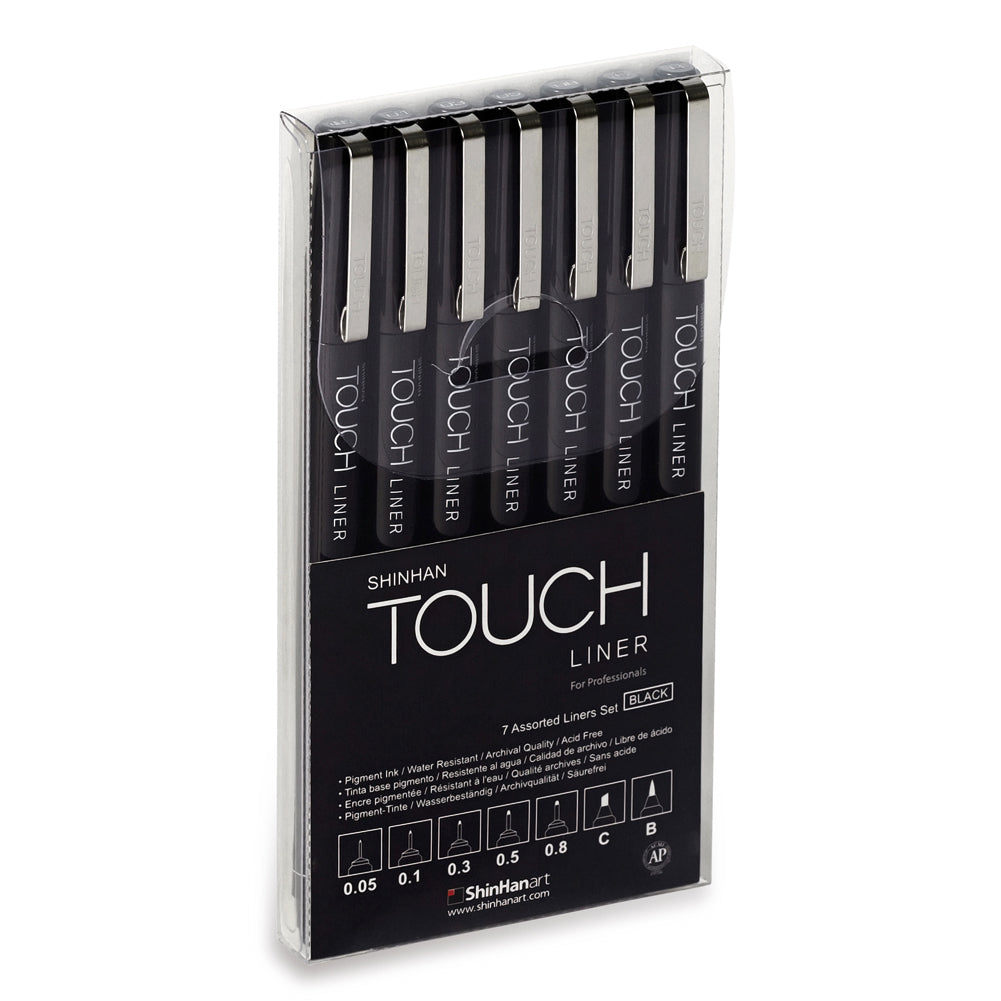 TOUCH Liner Set Black 7 Stück