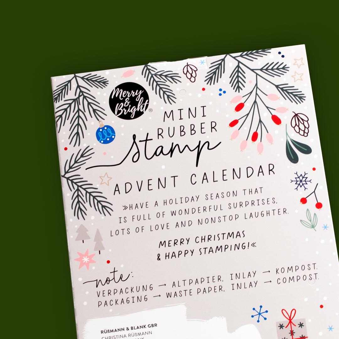 Adventskalender Ministempel Creative Christmas Countdown 2024