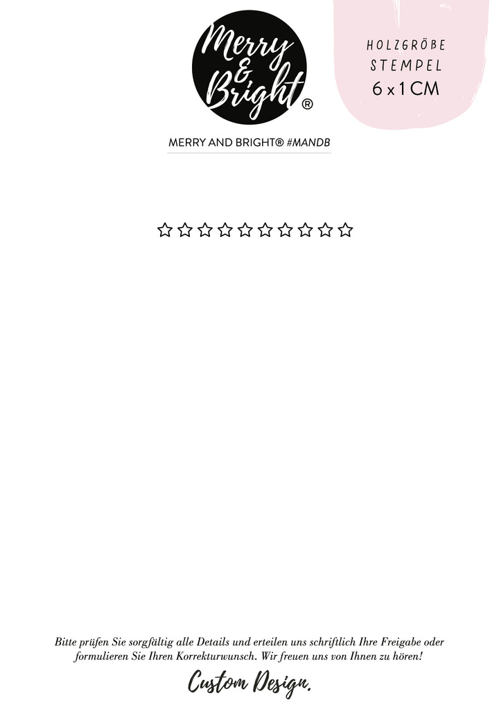 Stempel nach Wunsch Design Bine