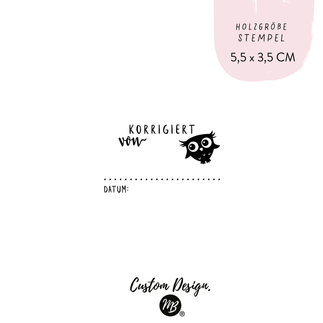 Motivstempel nach Wunsch Design Korrigiert von