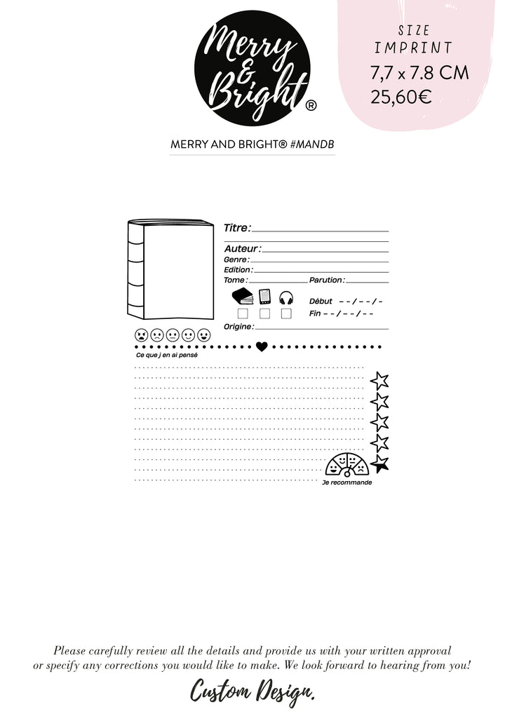 Custom Stamp Design Virginie
