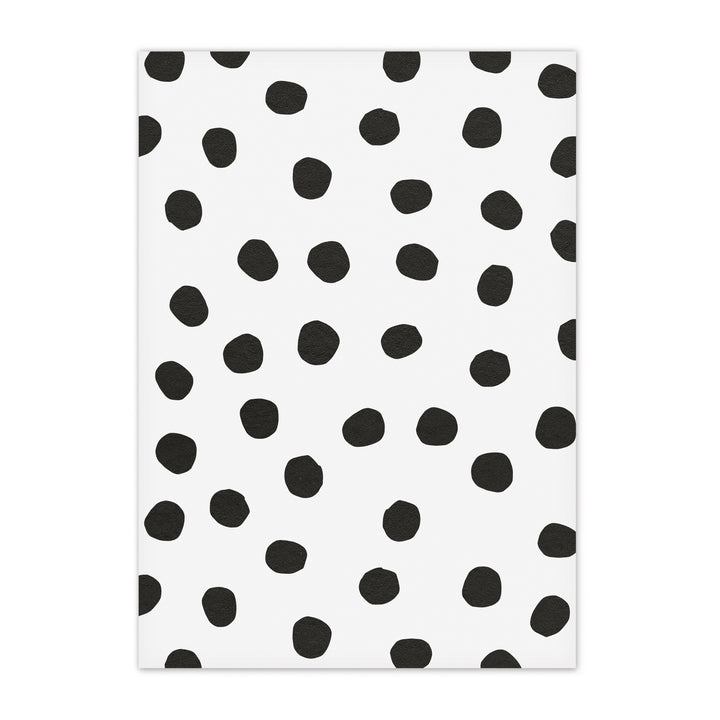 Postkarte DIN A6 Dots Black