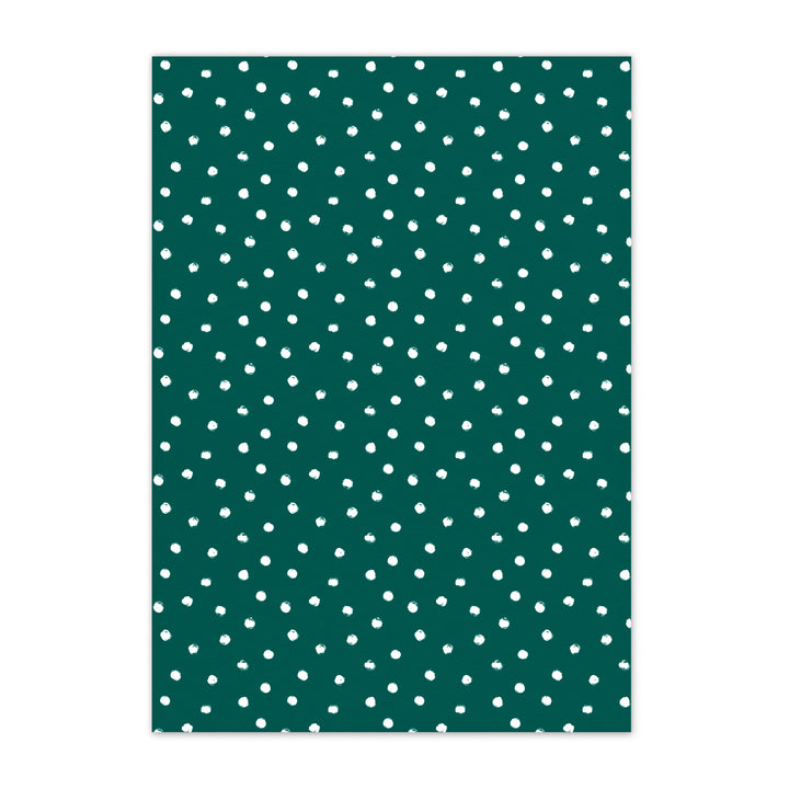 Postcard DIN A6 Dots Green