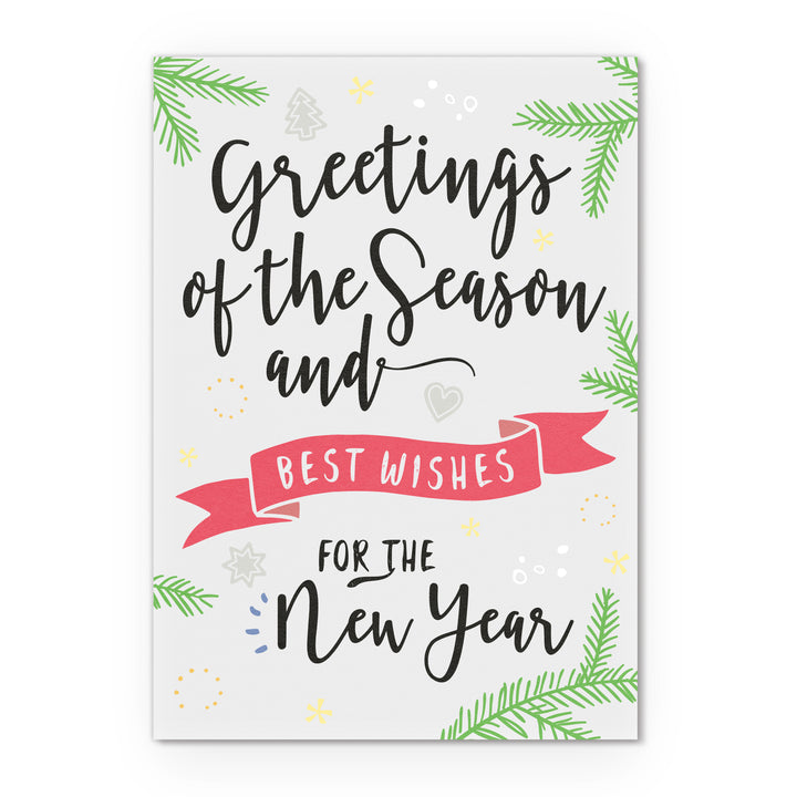 Postkarte DIN A6 Greetings of the season