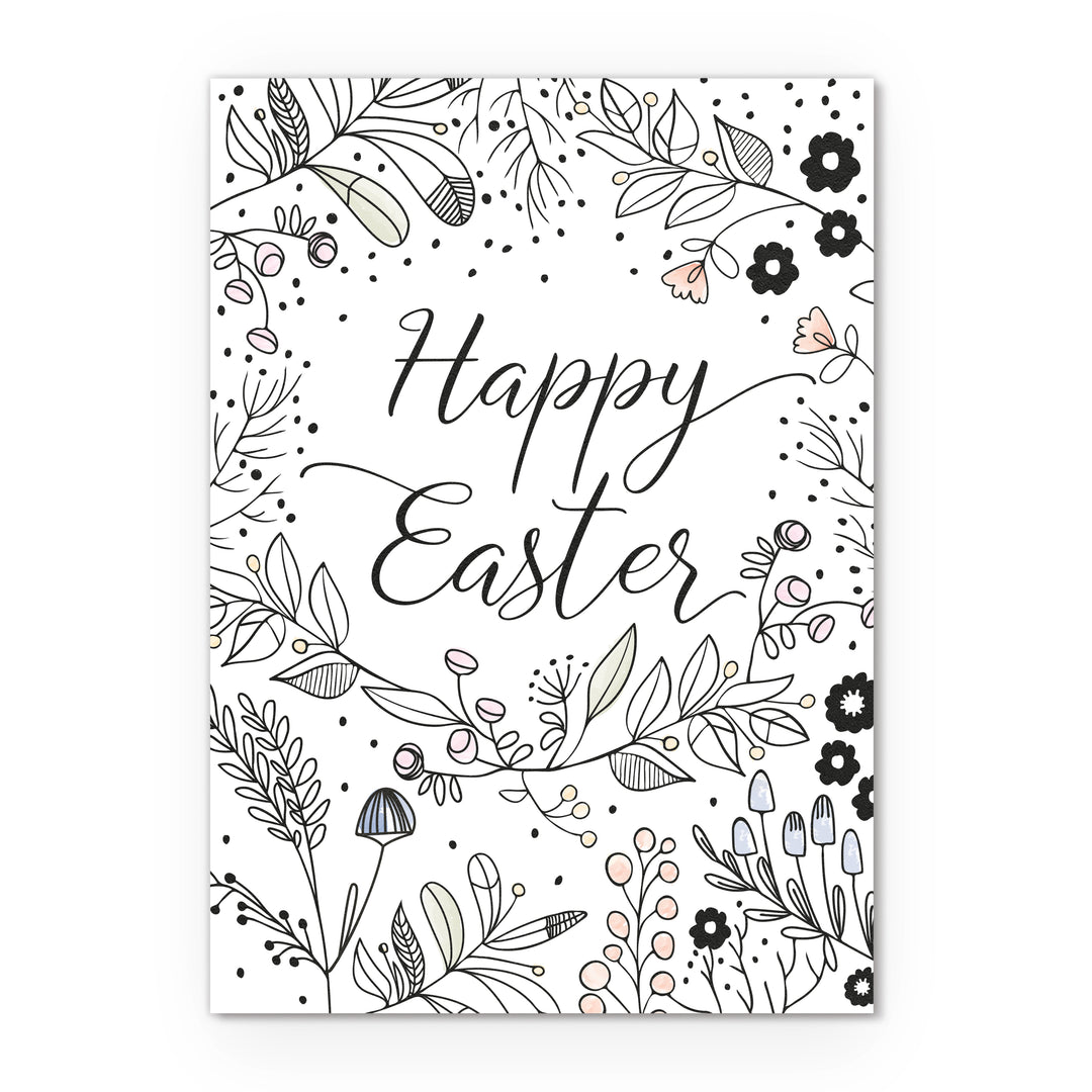 Postkarte DIN A6 Happy Easter