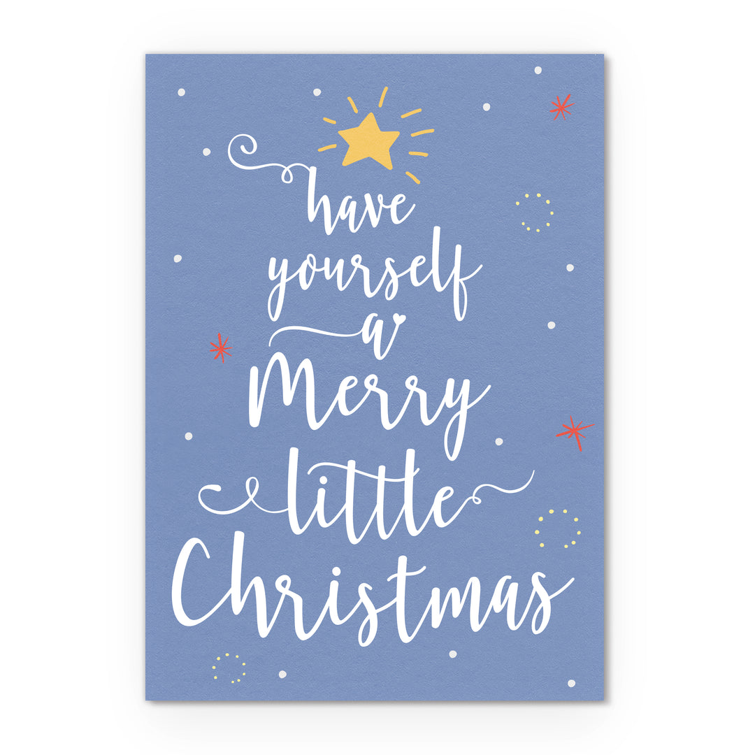 Postkarte DIN A6 Merry little Christmas