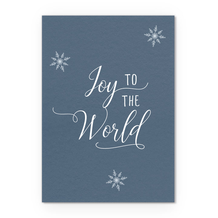 Postkarte DIN A6 Joy to the world
