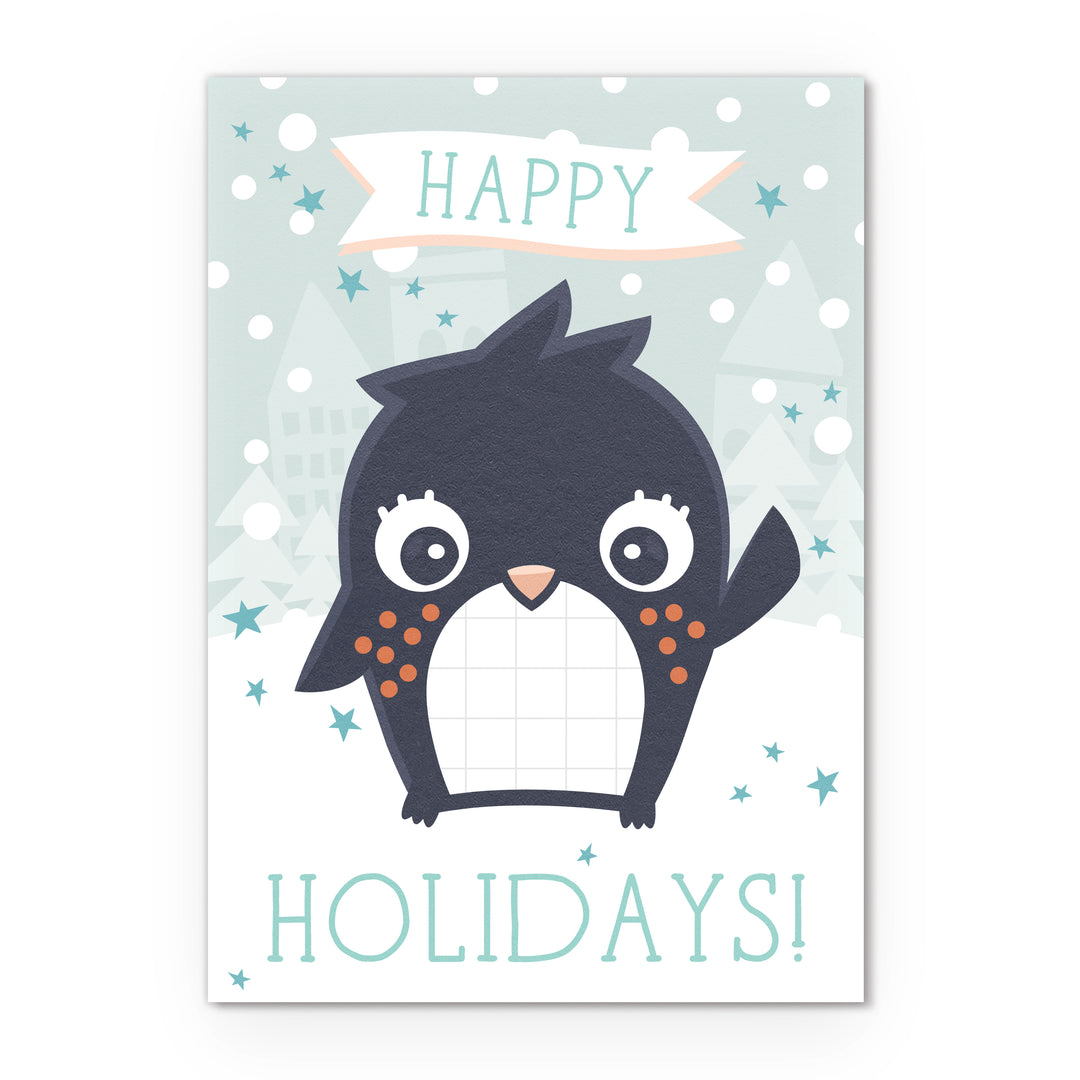 Postkarte DIN A6 Pinguin