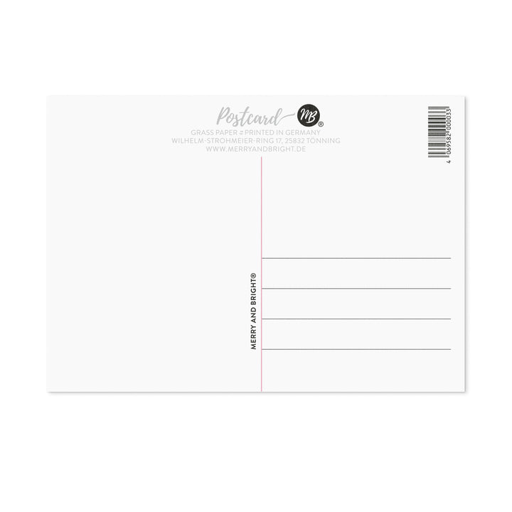 Postkarte DIN A6 Dots Black