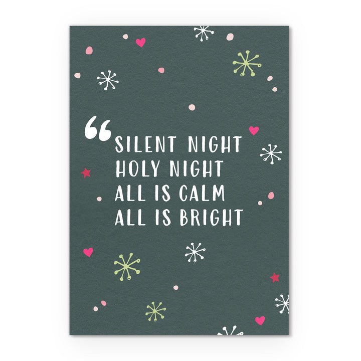Postkarte DIN A6 Silent night