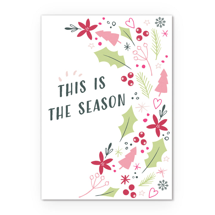 Postkarte DIN A6 This is the season