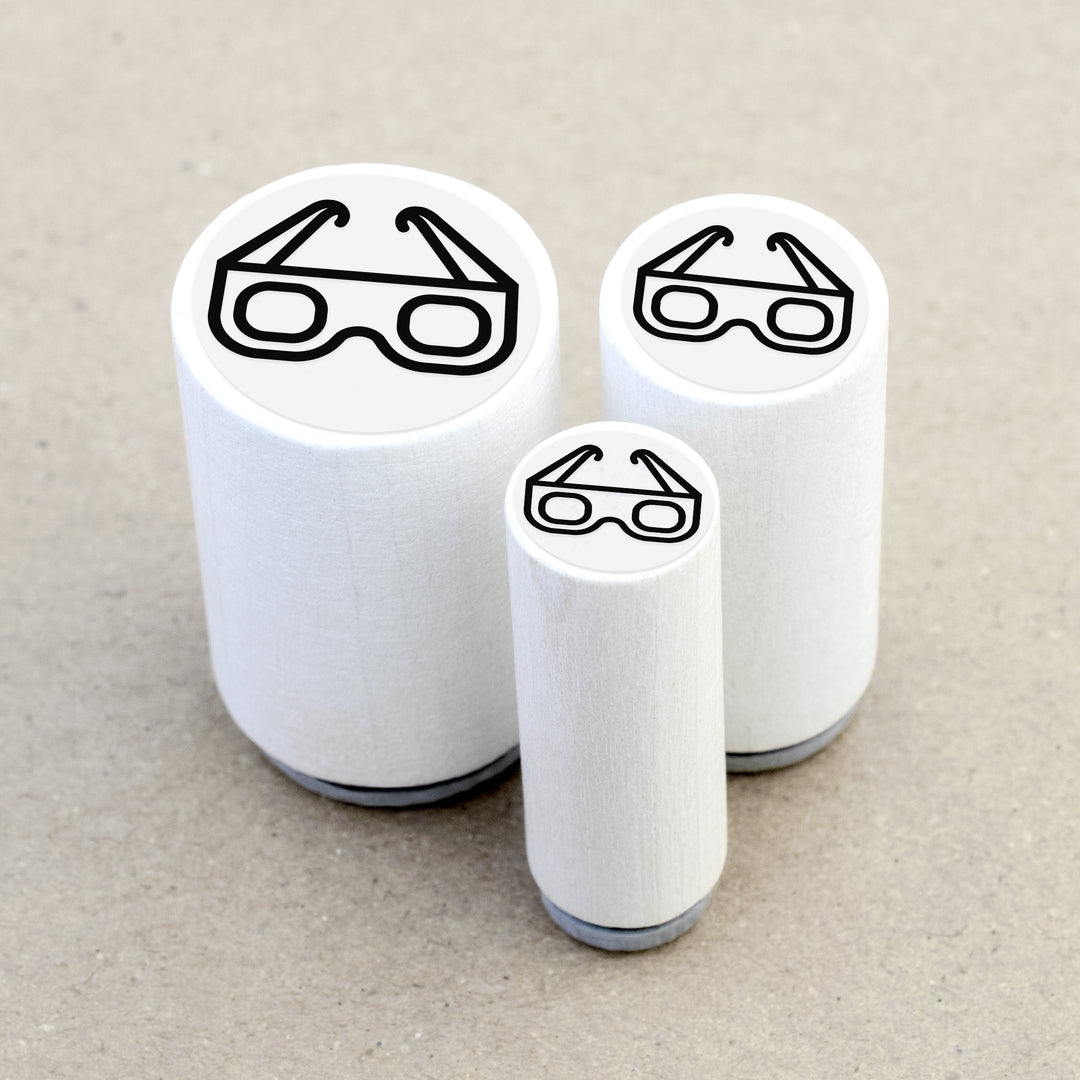 Ministempel 3D-Brille