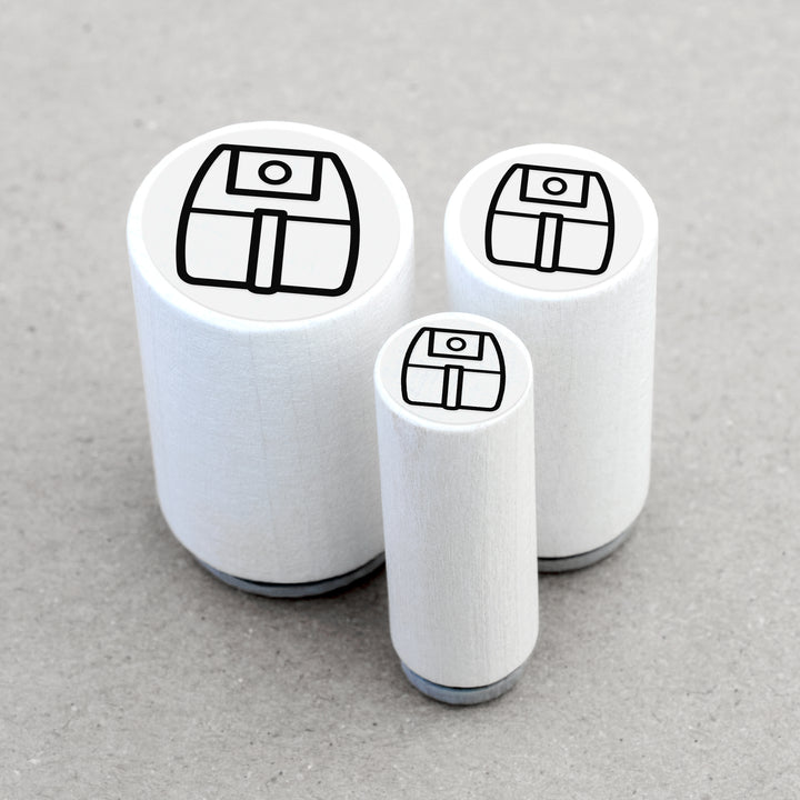 Mini Rubber Stamp Airfryer