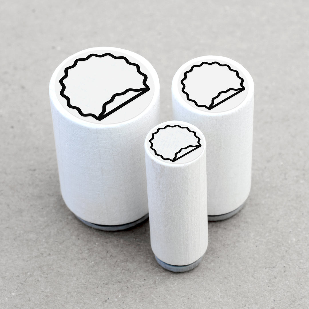 Mini Rubber Stamp Sticker