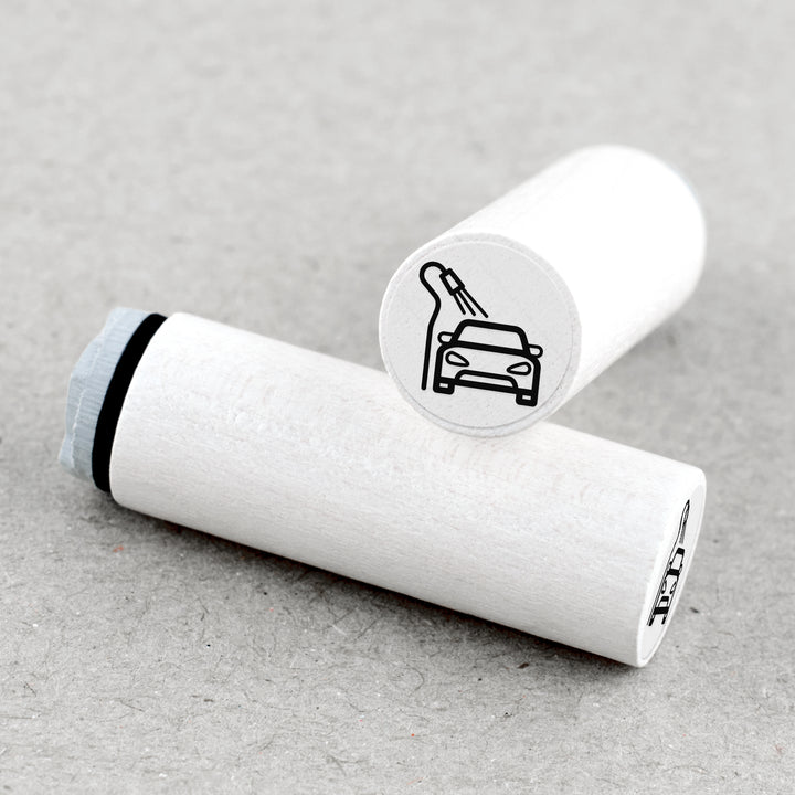 Ministempel Auto waschen