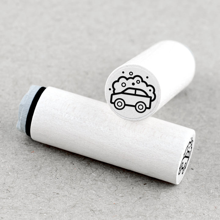 Ministempel Auto waschen