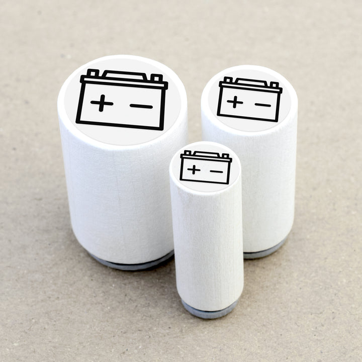 Ministempel Autobatterie