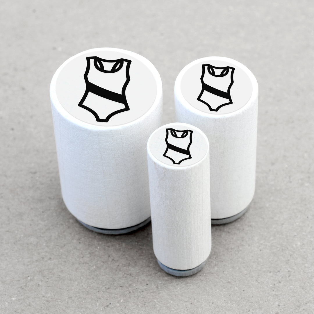 Mini Rubber Stamp Swimsuit