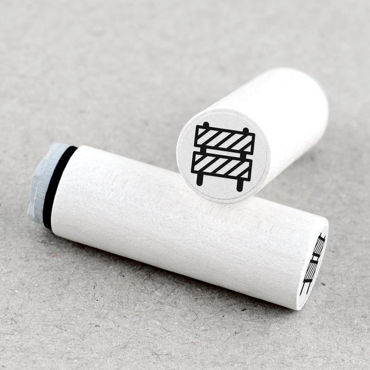 Mini Rubber Stamp Road Closure