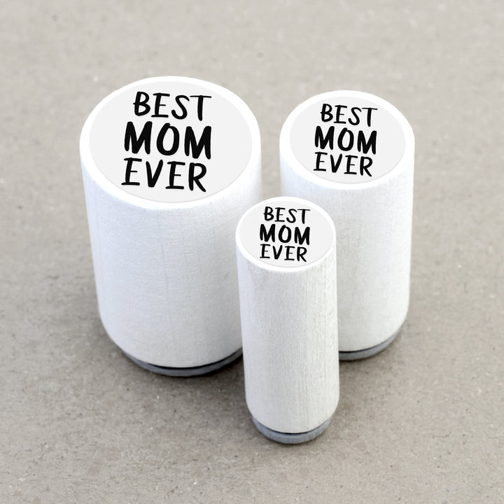 Mini Rubber Stamp Best Mom Ever