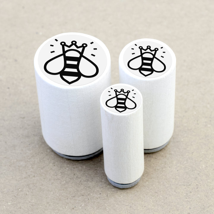 Mini Rubber Stamp Queen Bee