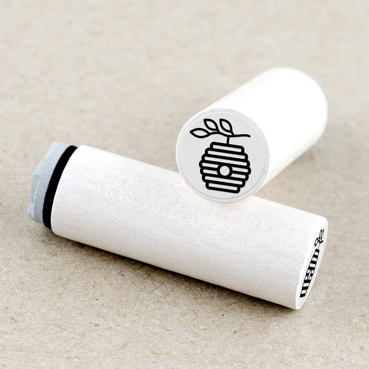 Mini Rubber Stamp Beehive