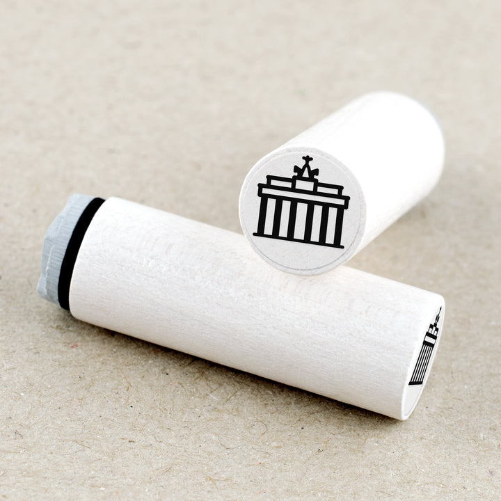 Mini Rubber Stamp Brandenburg Gate Berlin