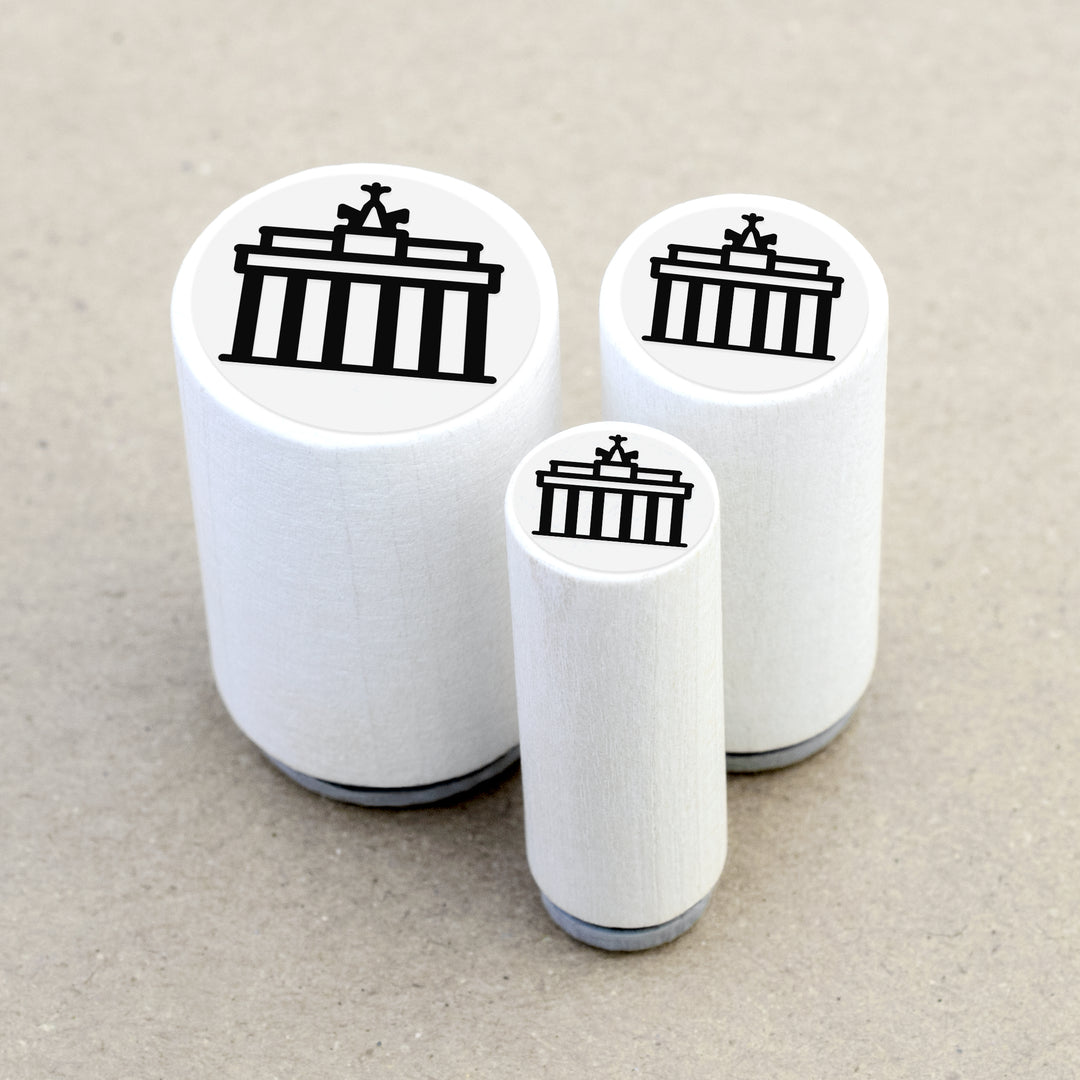 Mini Rubber Stamp Brandenburg Gate Berlin