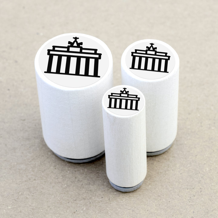 Mini Rubber Stamp Brandenburg Gate Berlin