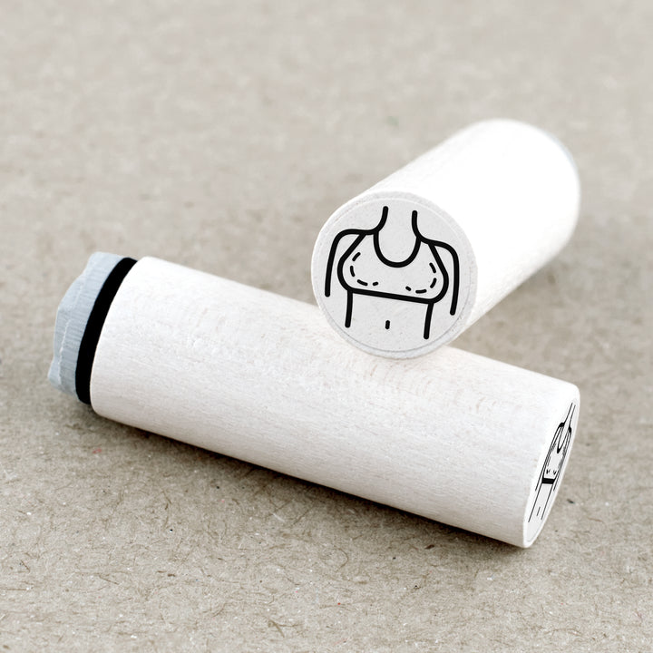 Mini Rubber Stamp Chest Workout