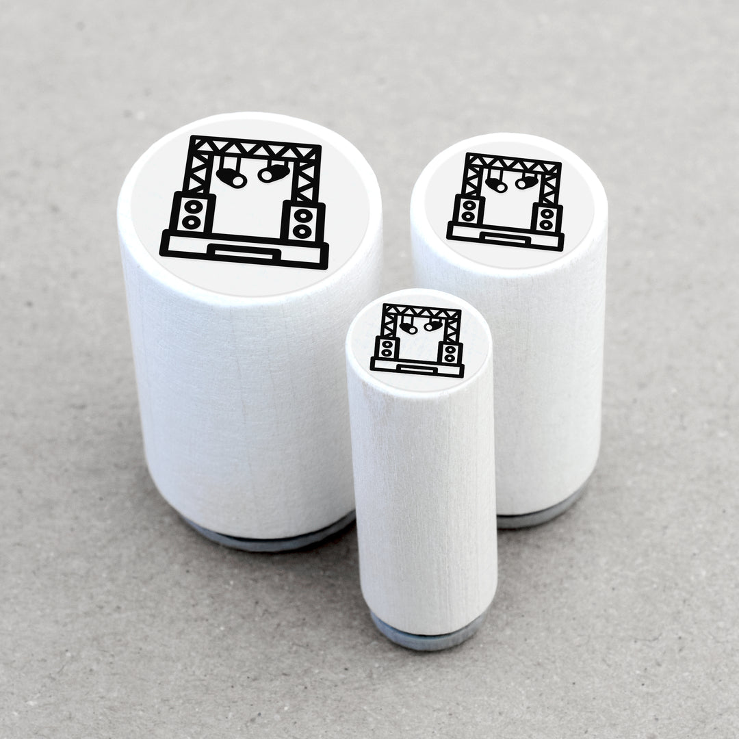 Mini Rubber Stamp Stage Concert Festival