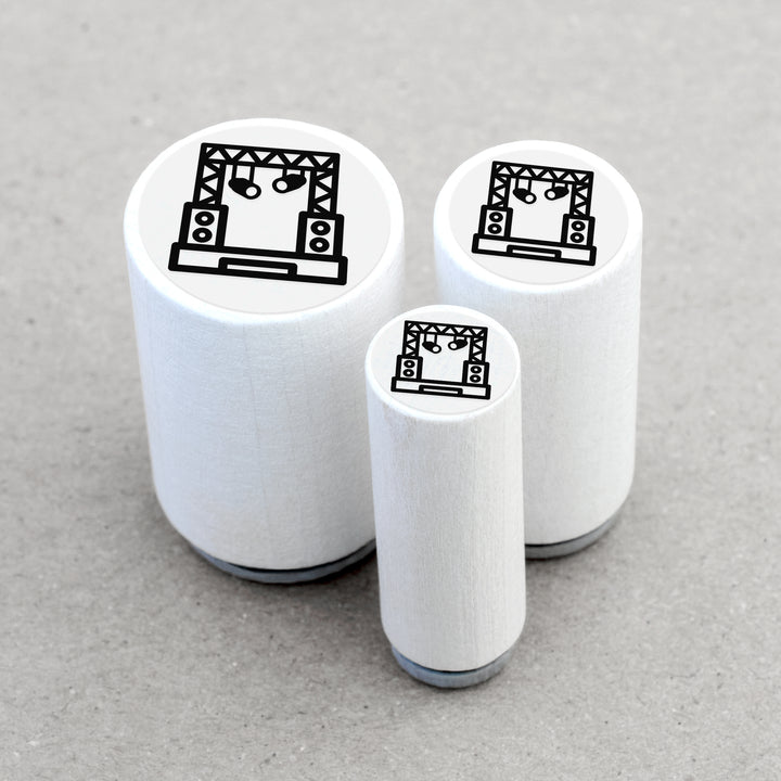 Mini Rubber Stamp Stage Concert Festival
