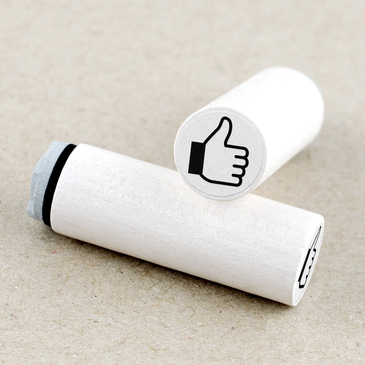 Mini Rubber Stamp Thumbs Up