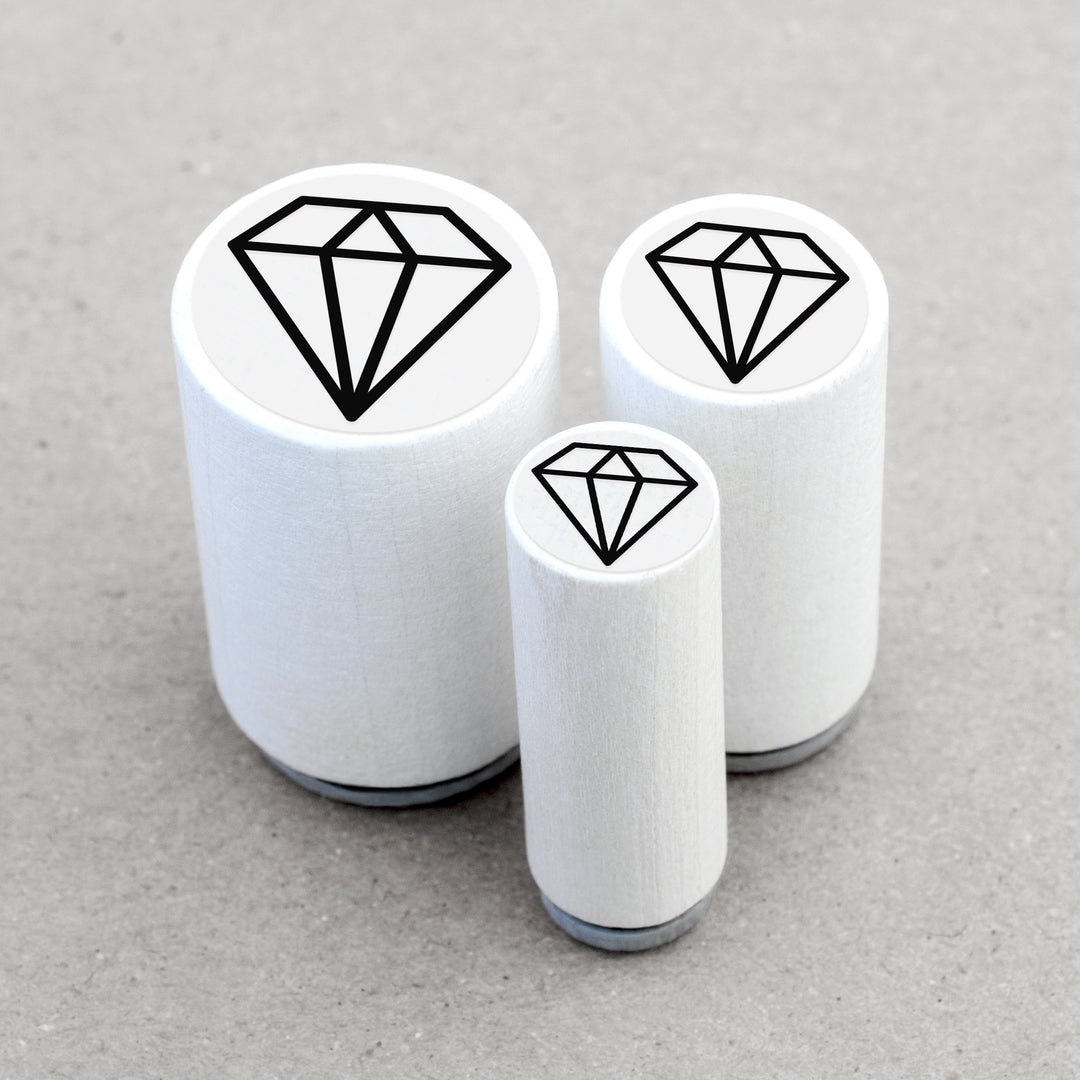Mini Rubber Stamp Diamond