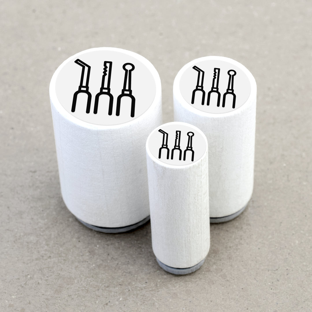 Ministempel Dietriche Schlossknacker Werkzeuge