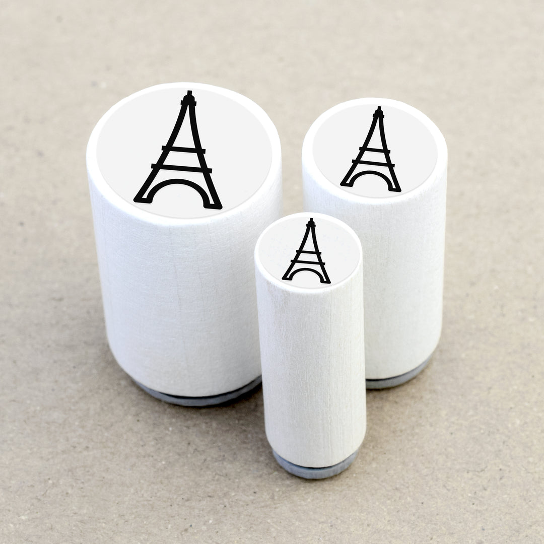 Mini Rubber Stamp Eiffel Tower Paris