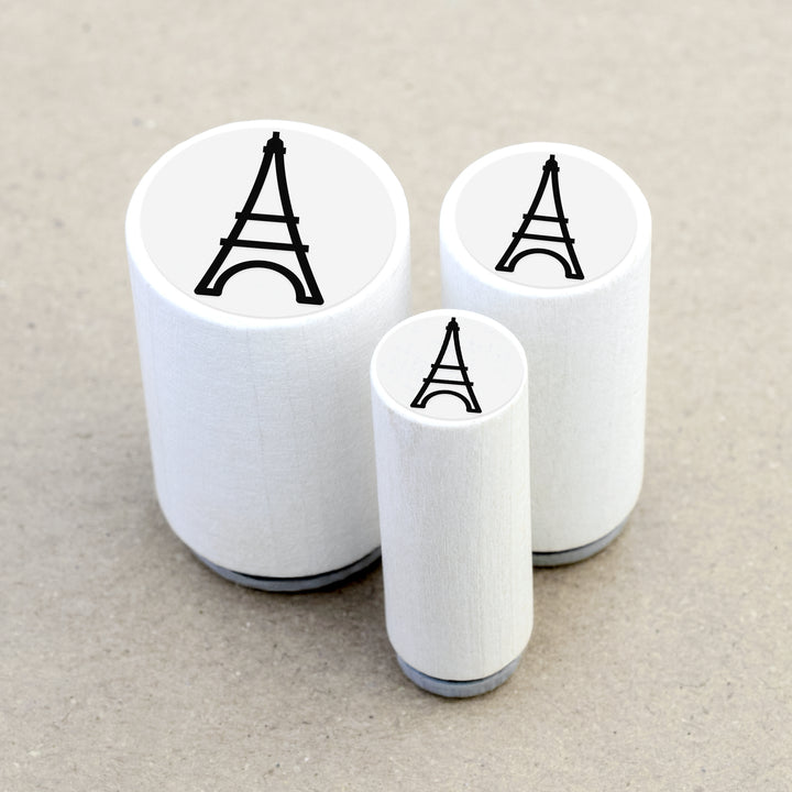 Mini Rubber Stamp Eiffel Tower Paris