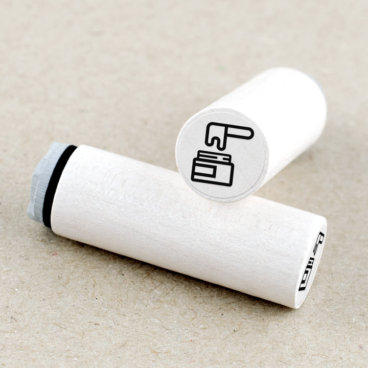 Mini Rubber Stamp Depilation Waxing