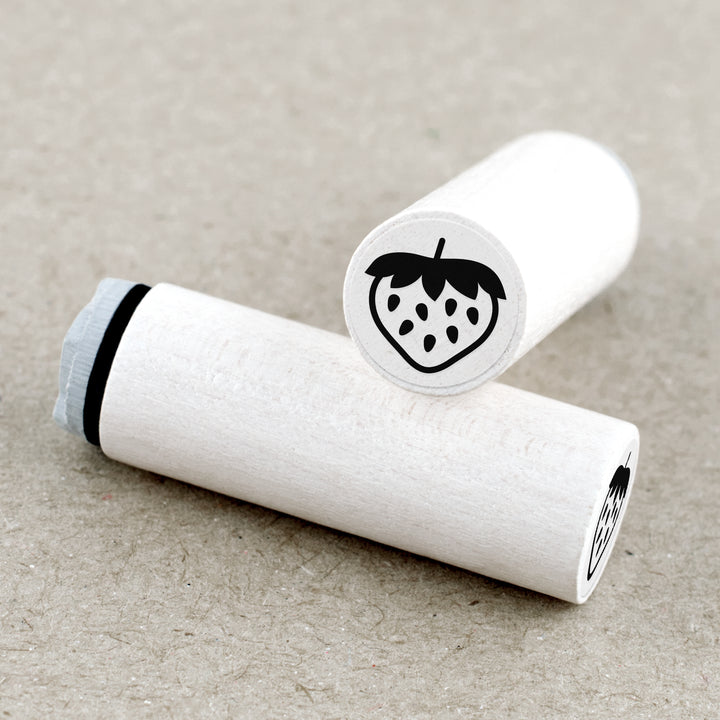 Ministempel Erdbeere