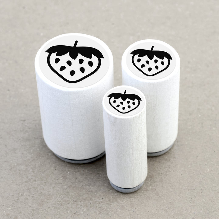 Ministempel Erdbeere