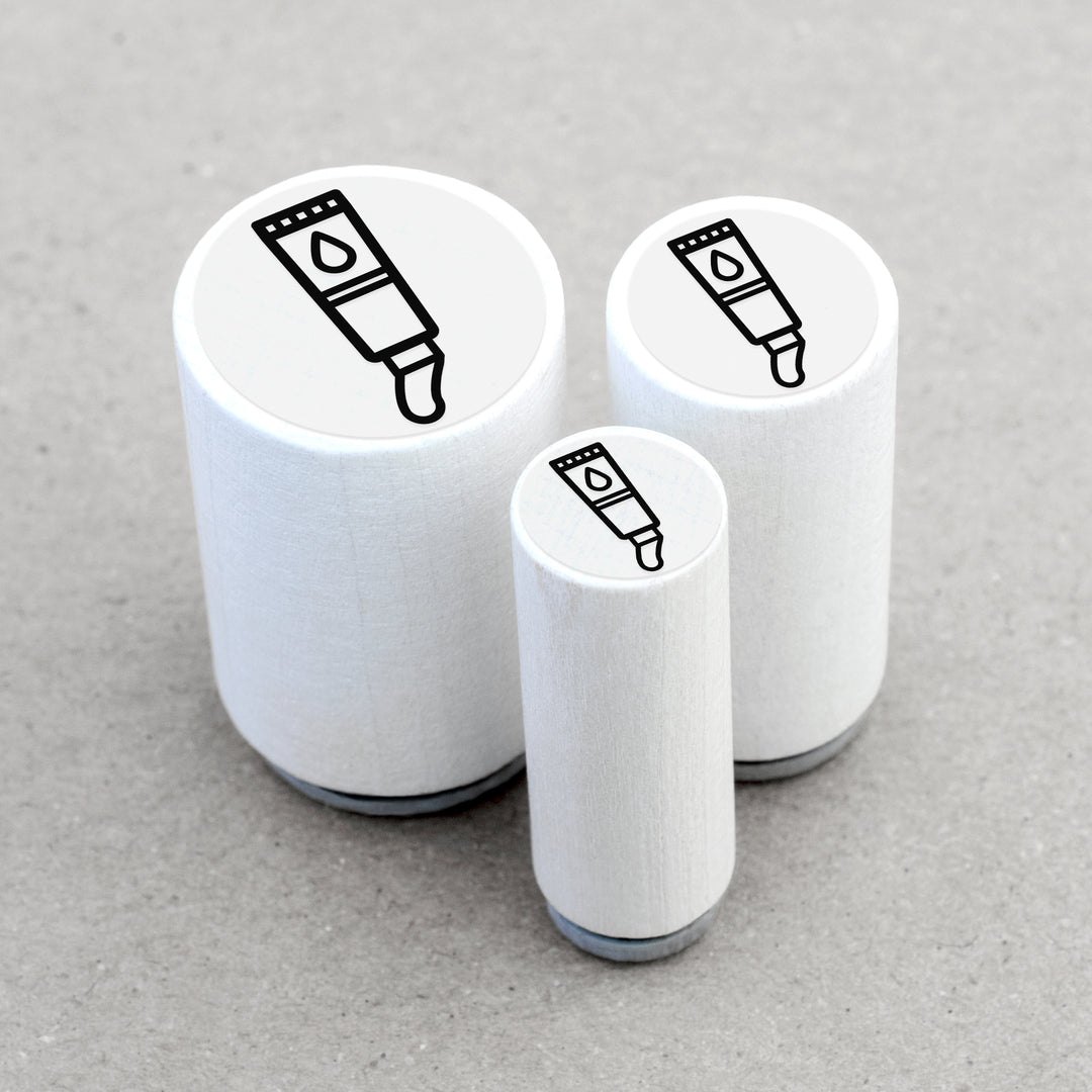 Mini Rubber Stamp Paint Tube