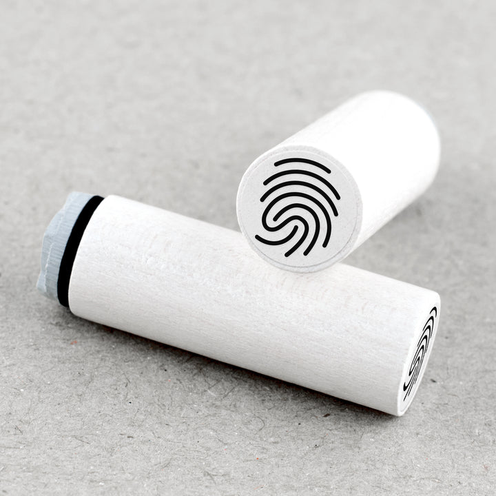 Mini Rubber Stamp Fingerprint