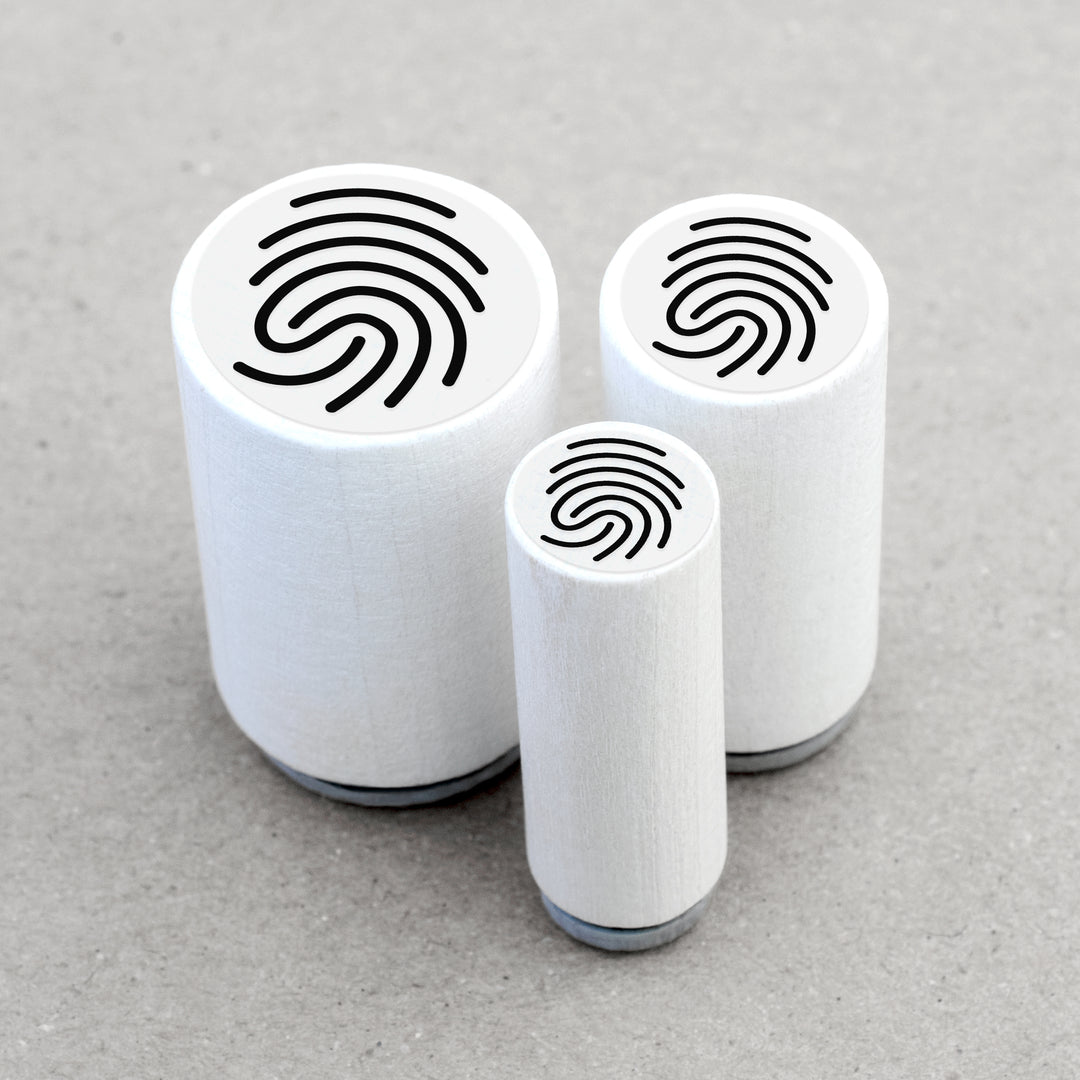 Mini Rubber Stamp Fingerprint