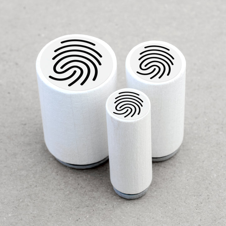 Mini Rubber Stamp Fingerprint