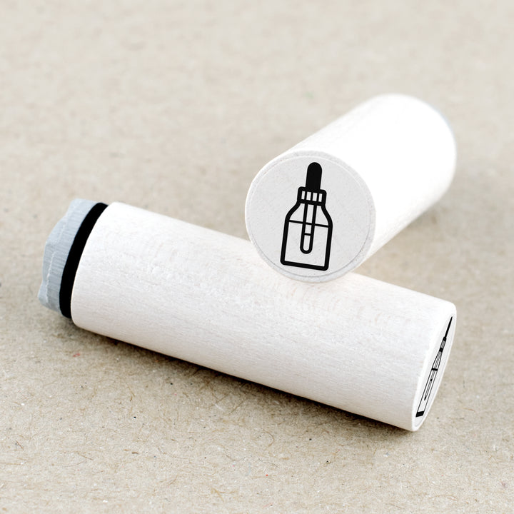 Ministempel Flasche Körperöl Haaröl